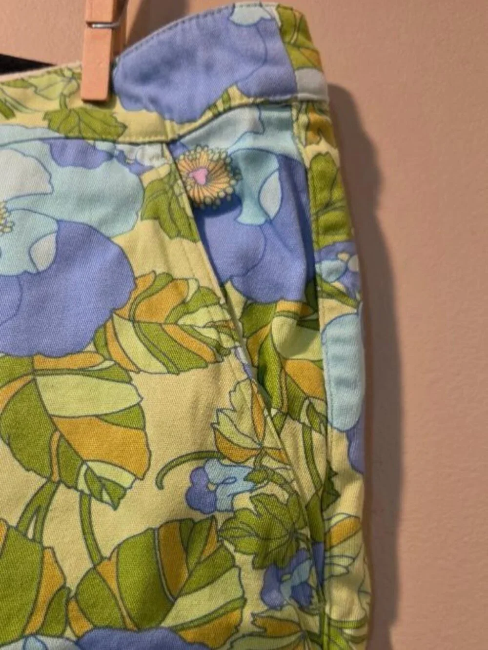 Bonobos Men Flat Front Casual Chino Shorts Tropical Print